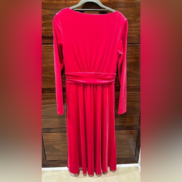 Boden Lois Pink Velvet Dress - Picture 6 of 6